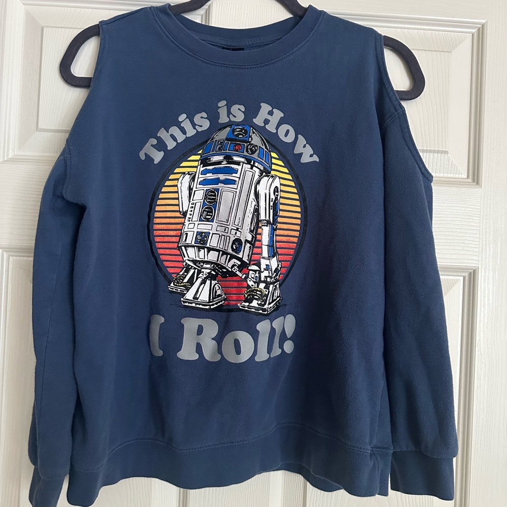 Star Wars Blue Graphic Sweatshirt